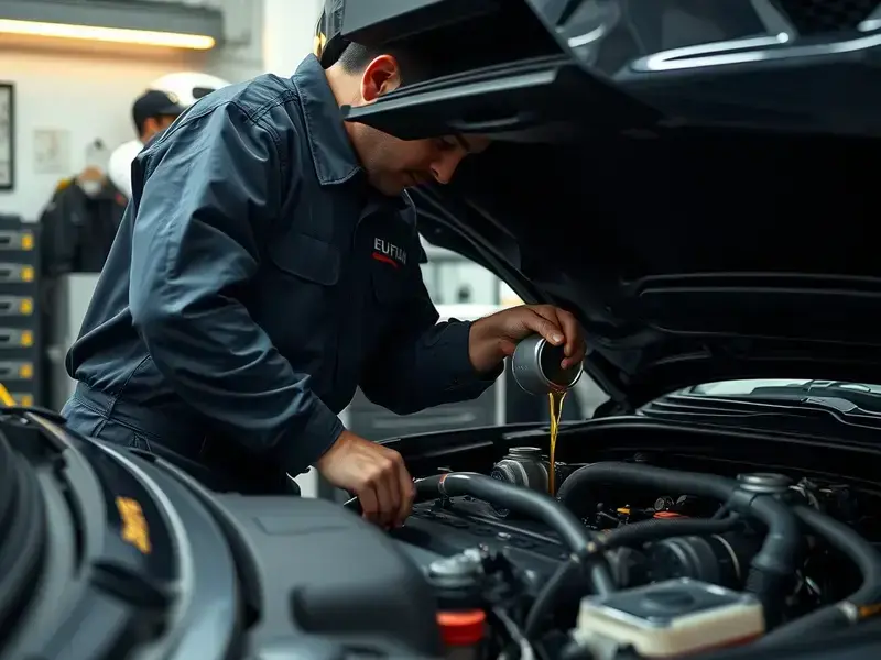 オイル交換作業